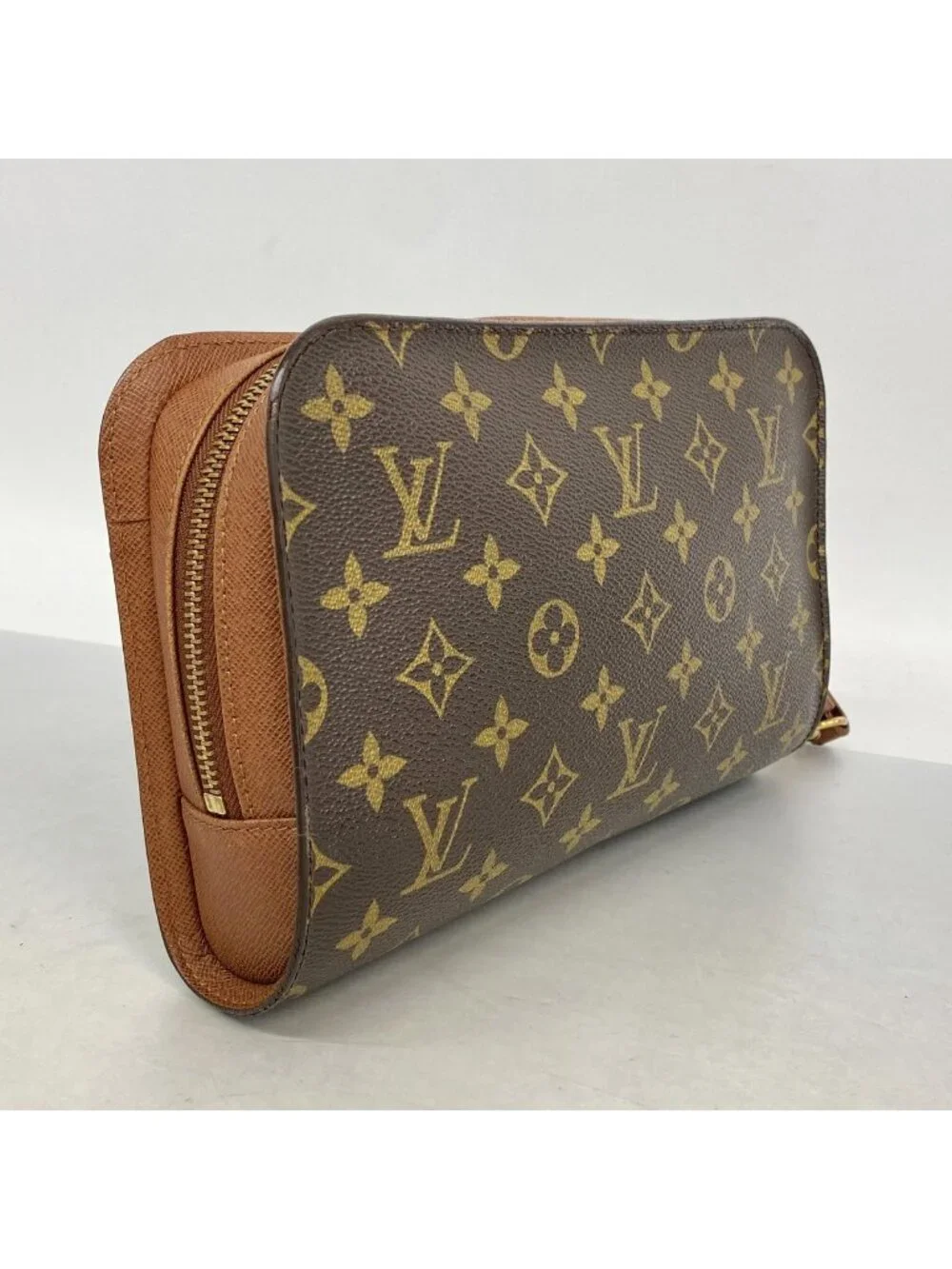 Louis Vuitton Clutch Monogram Orsay Brown